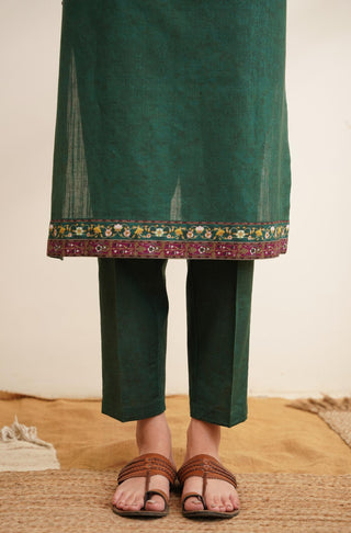 Bulbul (Nightingale) - Green Co-ord Set