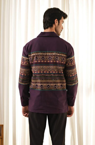 Meraki - Purple Overshirt