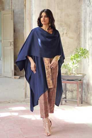 Dasht (Desert) - Blue & Gold Cape