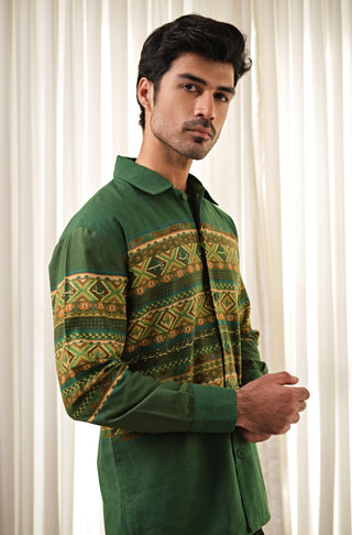 Meraki - Green Overshirt