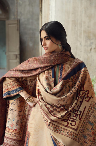 Dasht (Desert) Shawl - Shades of Sand