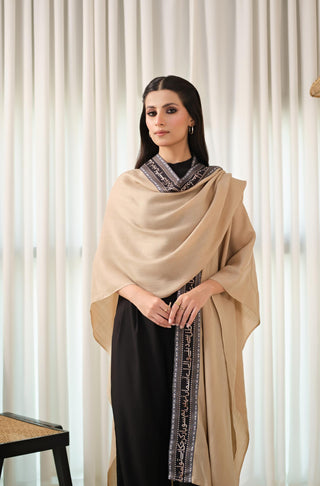 Sabaat (Steady through Storms) - Beige & Black Cape