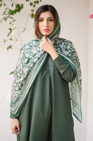 Nayaab (Precious) - Forest Green Scarf