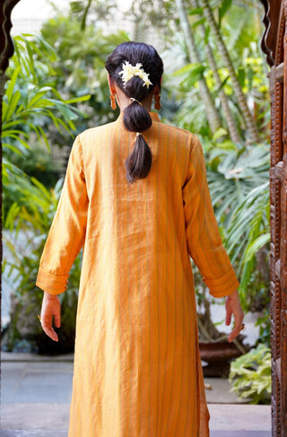 Sunehri (Radiant) - Mustard Long Shirt