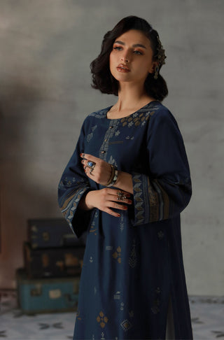 Urooj (Courage To Rise) - Blue Long Shirt