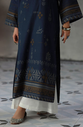 Urooj (Courage To Rise) - Blue Long Shirt