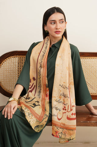 Arzoo (Yearnings Of The Soul) -  Shades Of Green Scarf