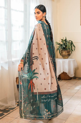 Shopmanto UK, manto UK, manto pakistani clothing brand, manto pakistan, urdu calligraphy clothes, manto UK women ladies kurta for spring summer, manto two piece teal gulzar coord set long kurta, staright pants and dupatta for women, lawn collection