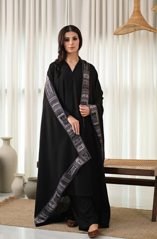 Manzil (Destination) - Black Shawl