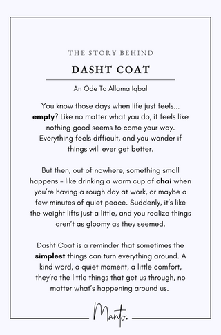 Dasht (Desert) Coat - Shades of Sand