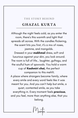 Ghazal (Poem) Long Shirt