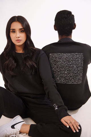 Talaash (Search) - Raven Black Sweatshirt - Manto UK