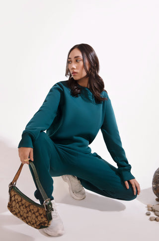 Talaash (Search) - Deep Teal Sweatshirt - Manto UK