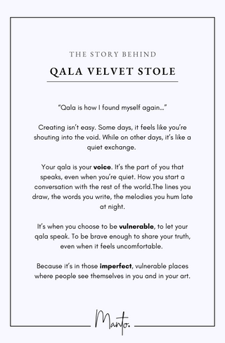 Qala (Art) Velvet Stole